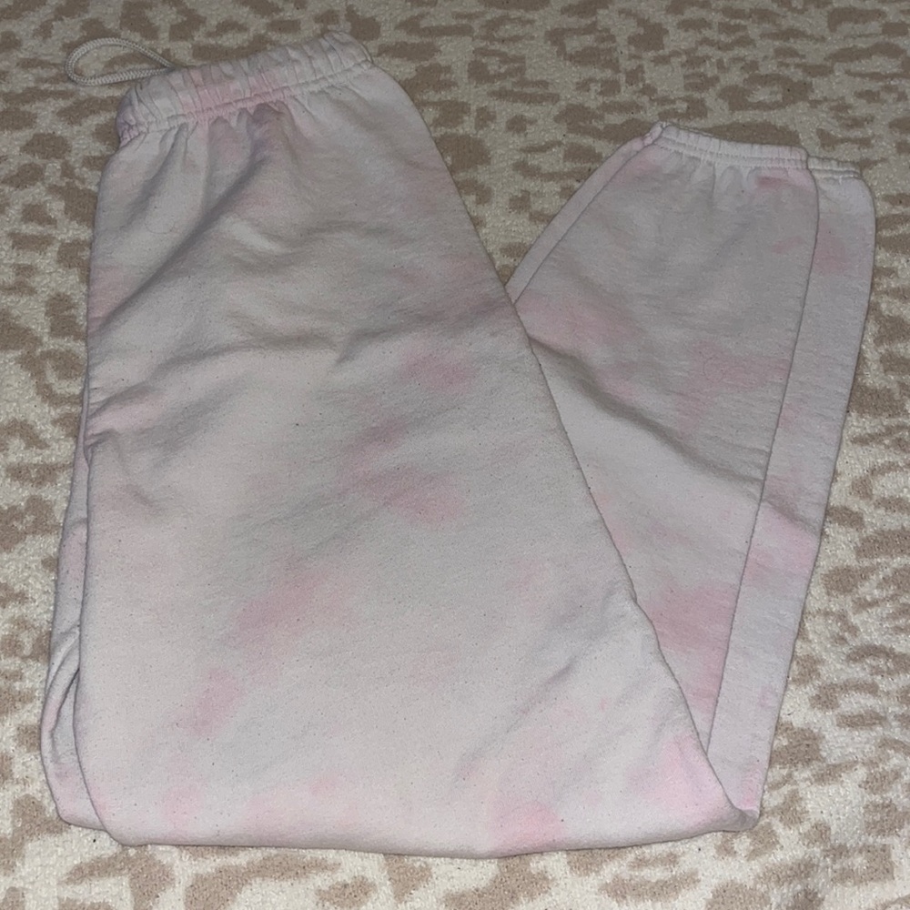 Pink Tie Dye Sweatpants